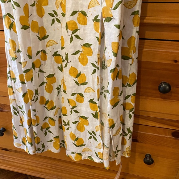 Reformation Marley Dress Lemonade NWT - Picture 6 of 13